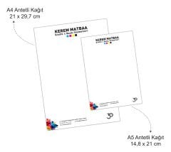 Antetli Kağıt A4 (21 x 29.7 cm)