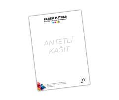 Antetli Kağıt A4 (21 x 29.7 cm)