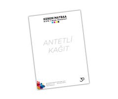Antetli Kağıt A4 (21 x 29.7 cm)