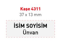 Kaşe 4311 (37 x 13 mm)
