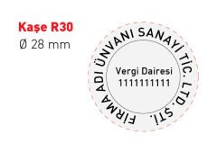 R 30 Kaşe (28 mm Çap)