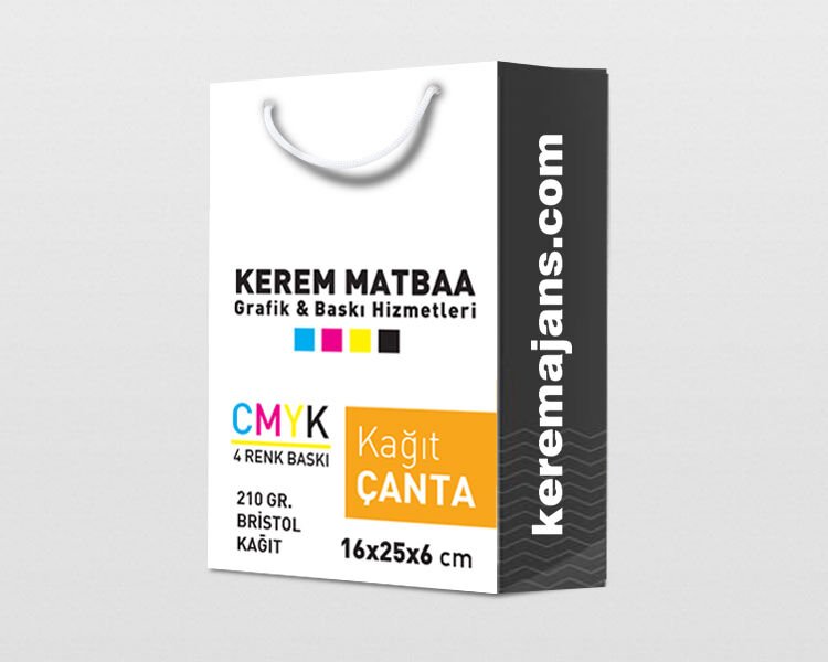 Karton Çanta 16 x 25 x 6 cm