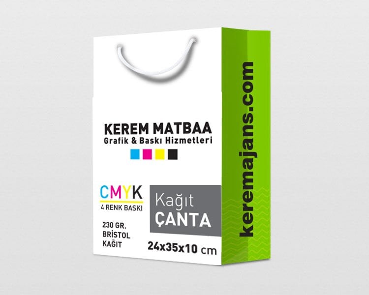 Karton Çanta 24 x 35 x 10 cm