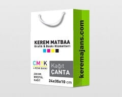 Karton Çanta 24 x 35 x 10 cm