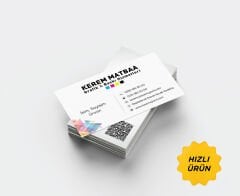 Hızlı Baskı Kartvizit (Mat Selefonlu)