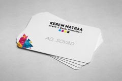 Oval Kesimli Kartvizit