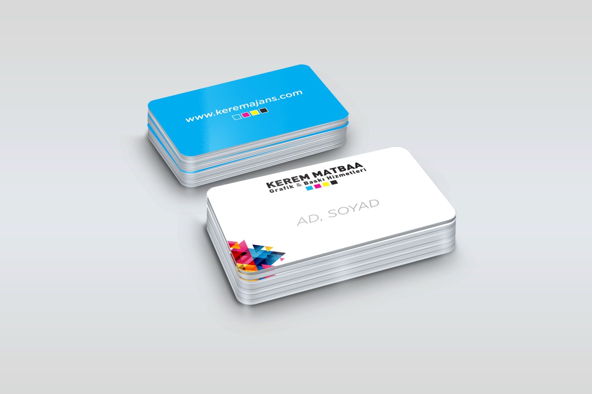 Sıvamalı Laklı, Oval Kesimli Kartvizit